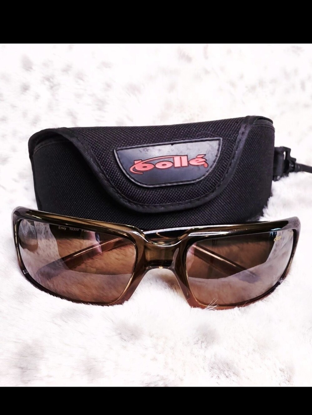 Bolle Envy Sunglasses with Case Vintage Unisex